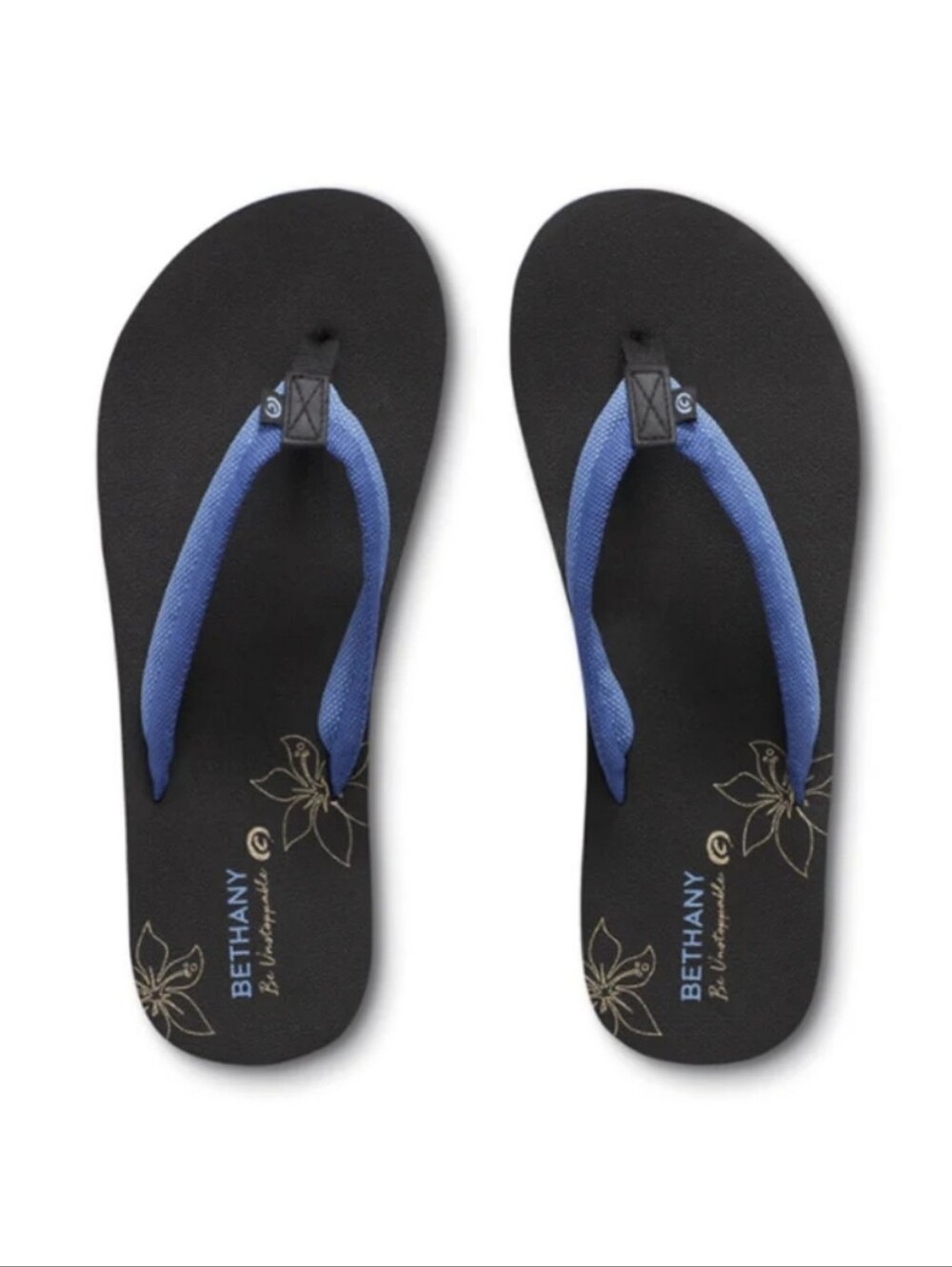Cobian X BETHANY Honua Flip Flops In Blue Size 8